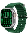 (Thumb 2) UNISEX ΡΟΛΟΙ BIKKEMBERG Big Smartwatch green Silicone Strap