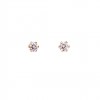 (Thumb 1) WOMENS' ZIRCON EARRINGS - SOLID GOLD 14K