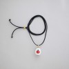 (Thumb 1) Ladybug Charm – Κολιέ με Λευκό Πασχαλινό Αυγό και Πασχαλίτσα