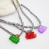 (Thumb 4) CandyCharms Necklace – Πολύχρωμο Χειροποίητο Κολιέ με καβουράκια | 