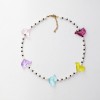 (Thumb 1) Χειροποίητο Pearl Necklace με Πολύχρωμα Fish Charms | alevizou jewellery