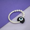 (Thumb 2) Half & Half Βραχιόλι με Μάτι και Πέρλες | alevizou jewellery