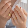 (Thumb 2) SILVER CROSS SHAPED RING 925