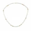 (Thumb 1) MOTHER OF PEARL AND HEMATITE STONE NECKLACE 