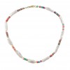 (Thumb 1) WOMEN'S NECKLACE WITH MULTICOLOURED POLYMER CLAY AND PEARLS