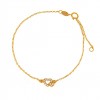 (Thumb 1) GIRL'S GOLD HEART BRACELET K14