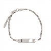 (Thumb 1) WHITE GOLD ID BRACELET K14 FOR KIDS