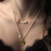 (Thumb 3) GOLD PLATED 925 NECKLACE WITH PEARLS