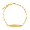 (Thumb 1) CHILD GOLD ID BRACELET K14