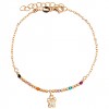 (Thumb 1) CHILDREN'S BRACELET WITH BEADS AND PENDANT BUTTERFLY Κ14