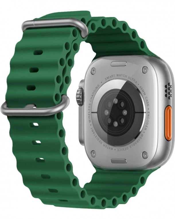 (Preview 3) UNISEX ΡΟΛΟΙ BIKKEMBERG Big Smartwatch green Silicone Strap