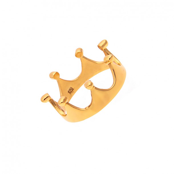 (Preview 1) SILVER CROWN RING