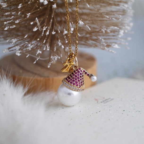(Preview 1) Γούρι – Κολιέ 2026 “Snow Ball” by Alevizou Jewellery