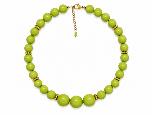 (Preview 1) Green Statement Necklace με Χάντρες
