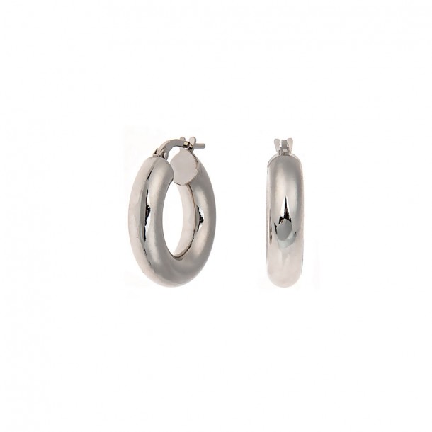 (Preview 1) SILVER HOOP EARRINGS 925