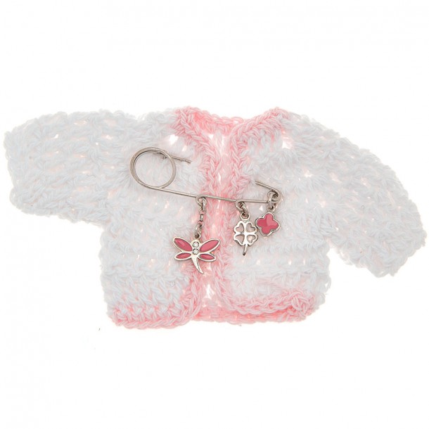 (Preview 1) SILVER AMULET 925 FOR GIRLS WITH PENDANT ELEMENTS