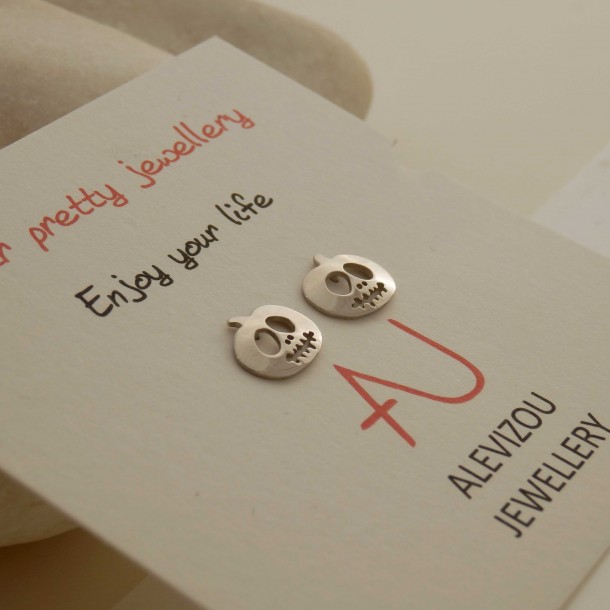 (Preview 3) WOMEN'S EARRINGS 925 - GHOST PUMPKIN