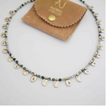Elysia kolie-Silver  Drops Necklace