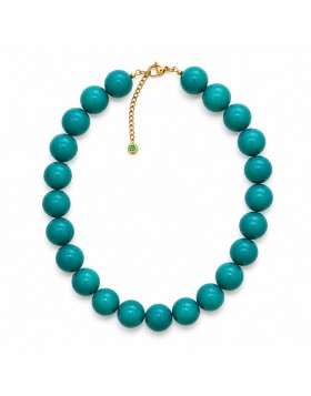 Petrol Statement Κολιέ με Μεγάλες Χάντρες | Alevizou Jewellery