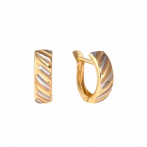 HOOP EARRINGS - SOLID GOLD 14K