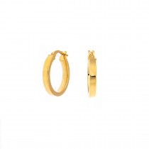 GOLD PLATED HOOP EARRINGS 925