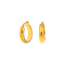 GOLD PLATED HOOP EARRINGS 925