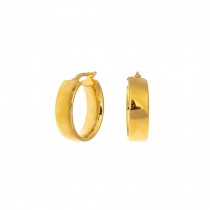 GOLD PLATED HOOP EARRINGS 925