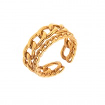 SILVER 925 CHAINS RING