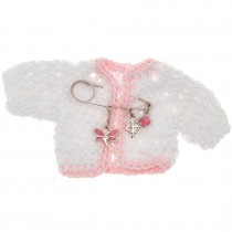 SILVER AMULET 925 FOR GIRLS WITH PENDANT ELEMENTS