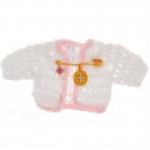 GOLD PLATED AMULET 925 FOR GIRLS WITH PENDANT ELEMENTS