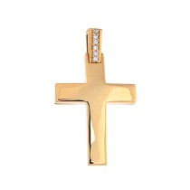 GOLD CROSS K14 WITH DOUBLE FACE