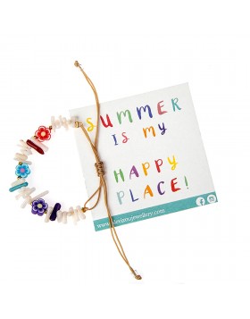 SUMMER BRACELET WITH WHITE CORAL