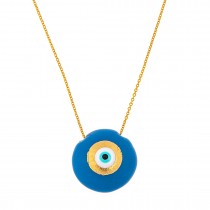 WOMEN'S NECKLACE 925 WITH BLUE EVIL EYE