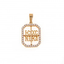 CHRISTIAN GOLD PENDANT 14K