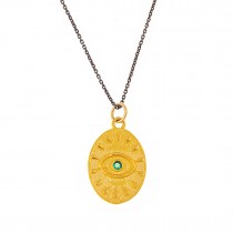 WOMEN'S NECKLACE WITH ΕVIL EYE 925 - AJ