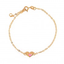CHILDREN'S HEART BRACELET Κ14