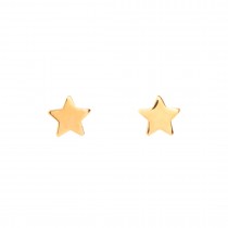 GIRLS' STARS EARRINGS SOLID GOLD 14K