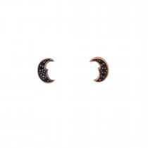 CRESCENT EARRINGS SOLID GOLD 14K