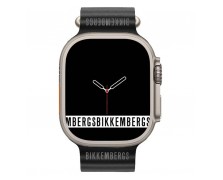UNISEX ΡΟΛΟΙ BIKKEMBERG Big Smartwatch Black Silicone Strap