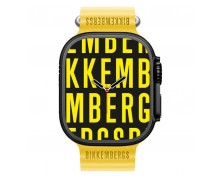 UNISEX ΡΟΛΟΙ BIKKEMBERG Big Smartwatch Yellow Silicone Strap