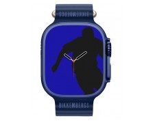 UNISEX ΡΟΛΟΙ BIKKEMBERG Big Smartwatch blue Silicone Strap