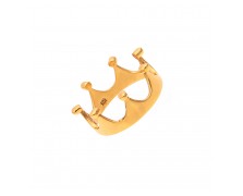 SILVER CROWN RING