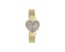 OOZOO  C11416 TIMEPIECES Gold heart Stainless Steel Bracelet 