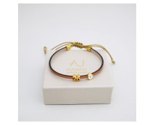 Γούρι 2026 Βραχιόλι Δέρμα bronze    – Χειροποίητο | Alevizou Jewellery