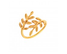 SILVER OLIVE BRANCH RING 925