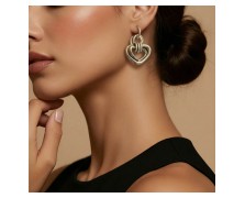 Silver Hearts – Ασημί minimal σκουλαρίκια καρδιές | AleVizou Jewellery