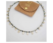 Elysia kolie-Silver  Drops Necklace