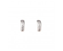  WHITE GOLD 14K ZIRCON EARRINGS