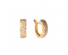HOOP EARRINGS - SOLID GOLD 14K