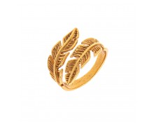 SILVER  RING 925 FEATHER